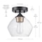 Globe Electric Globe Electric Harrow 9.1 in. H X 8 in. W X 8 in. L Matte Black Ceiling Light 60333 - alternate 5
